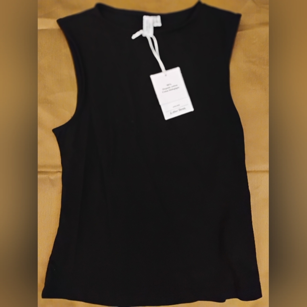 Atelier & Other Stories Classic Black Tank Top Size Small